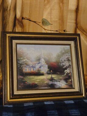 Thomas Kinkade Accent Print Hometown Chapel